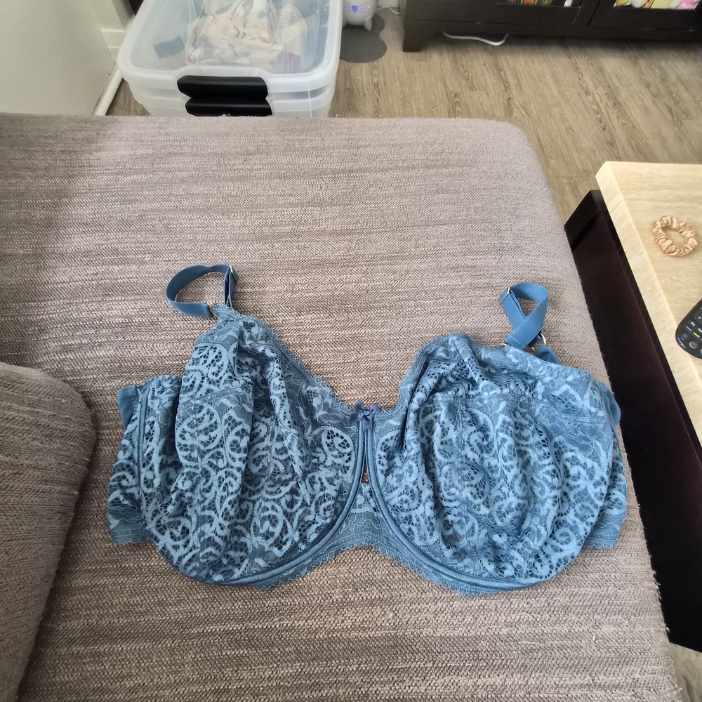 Sculptresse By Panache Estel Blue Lace Bra 40J